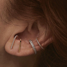 Load image into Gallery viewer, Celestial Hook Earrings in Gold Vermeil
