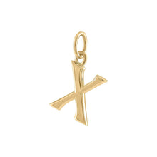 Load image into Gallery viewer, Initial Charm in Gold Vermeil