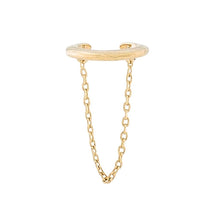 Load image into Gallery viewer, Classic Chain Ear Cuff and Tiny Trinity Studs