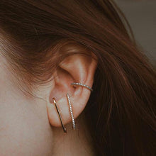 Load image into Gallery viewer, Celestial Suspender Earrings in Sterling Silver