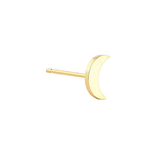 Load image into Gallery viewer, Classic Moon and Star Studs and Shooting Star Ear Cuff
