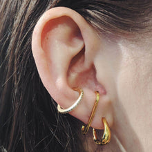 Load image into Gallery viewer, Classic Suspender Earrings in Gold Vermeil
