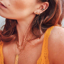 Load image into Gallery viewer, Rainbow Infinite Huggie Earrings
